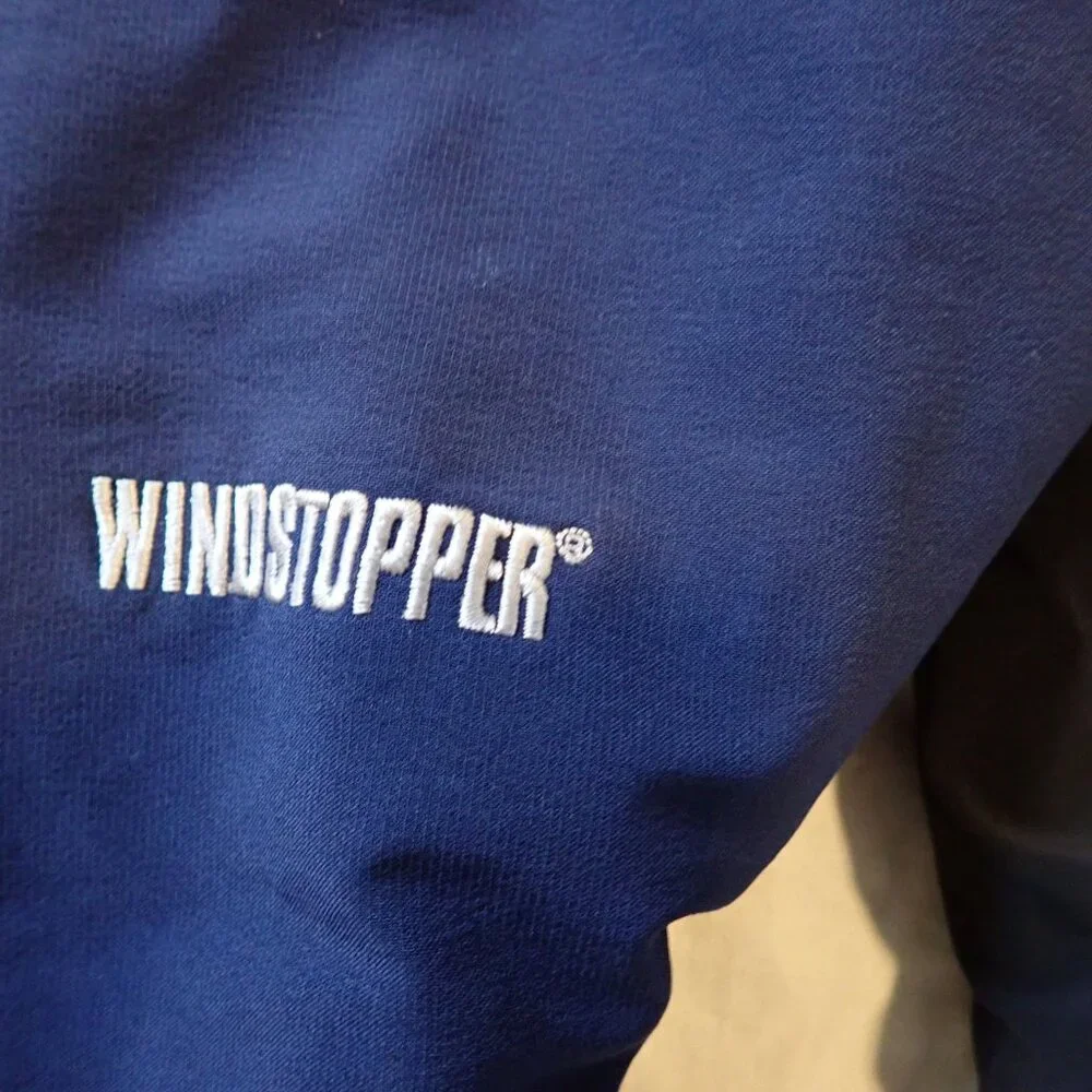 Vintage The North Face Jacket Mens M Summit Series Windstopper Blue Hooded - Picture 6 of 8